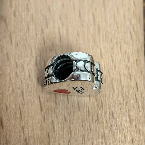 Pandora Love Dad Exclusive Travel Heart Charm Pendant, S925 Silver Bracelets - Picture 4 of 4